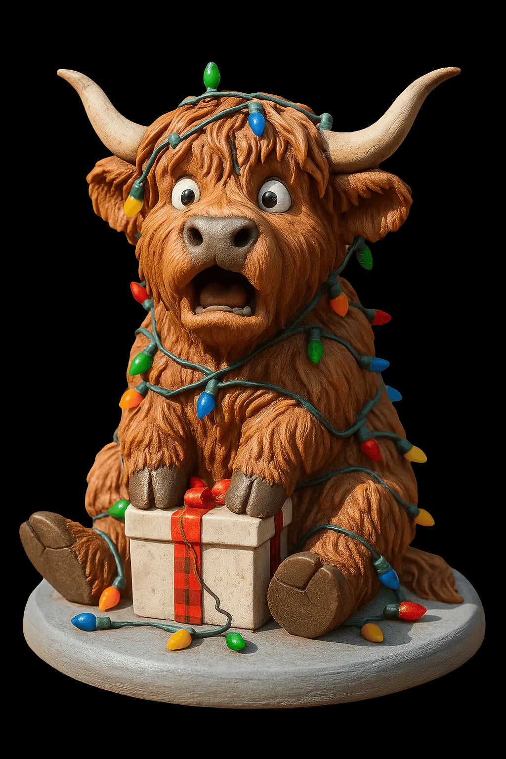 🐮Highland Cow Advent Calendar 2025🎄✨ - 3D Handmade Highland Cow Doll(24Pcs)
