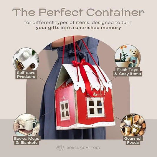 Enchanted Christmas Cottage Gift Box