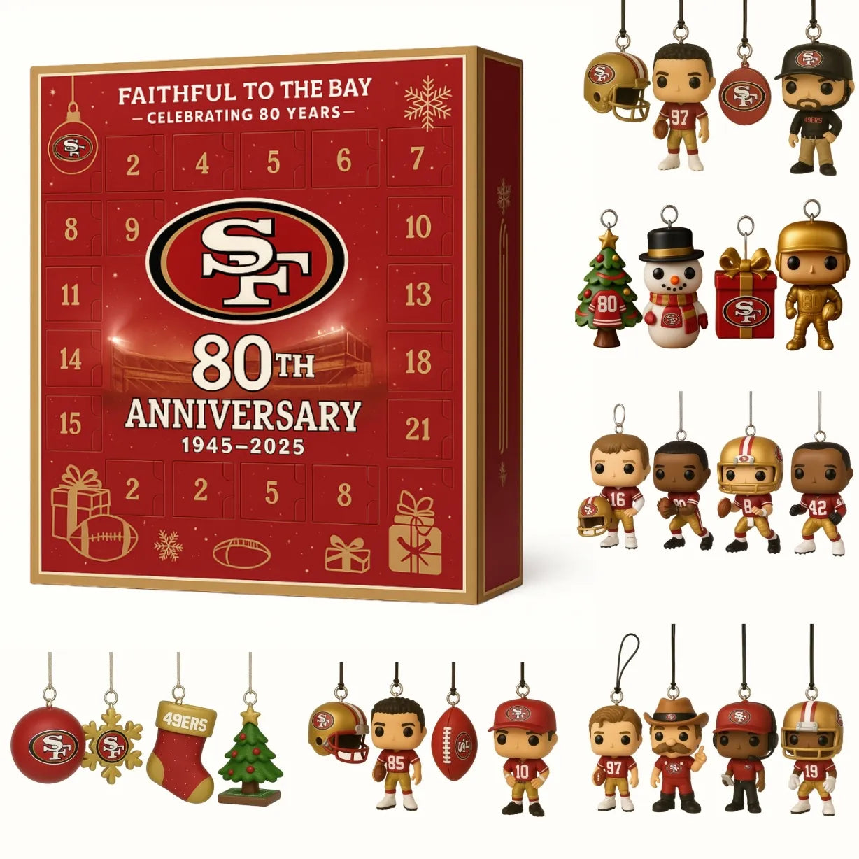 49ers 80th Anniversary 2025 Advent Calendar-1
